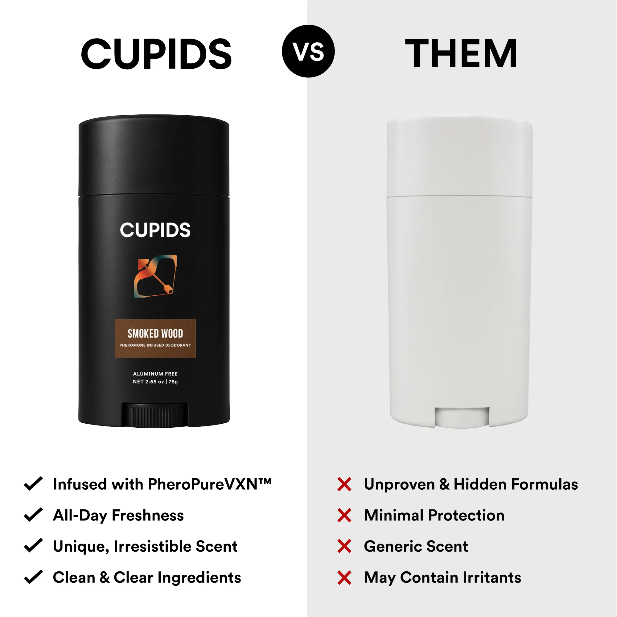 Cupids Smoked Wood Deodorant - Image 3